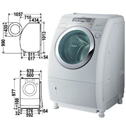 ヨドバシ.com - パナソニック ナショナル ドラム式洗濯乾燥機 8.0kg 