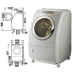 ヨドバシ.com - パナソニック ナショナル NA-VR1000-N [ドラム式洗濯 