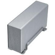 USB接続 3.5インチIDE用 ハードディスクケース 2台用 NewニコイチBOX シルバー CTC35U2SV