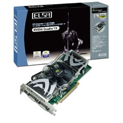 NVIDIA製 Quadro FX 4500 512MB GDDR3 SDRAM搭載 PCI Express x16接続 EQFX4500-512ER