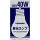 白熱電球 一般照明用電球 100V 40W 昼光ランプ CHUKO100V40W