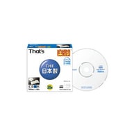 CD-R ザッツレーベル・セラミックコート 700MB 48倍速対応 20枚 CDR-80WTY20AV