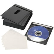 タイトル付不織布ケース ブラック 55枚 DVD-A004-055BK
