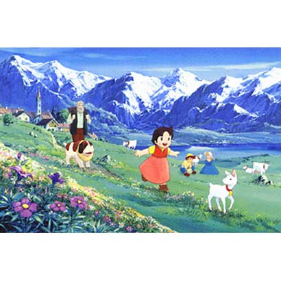 ジグソー アルプスの少女ハイジ アルプスの湖畔で 1000ピース [ジグソーパズル]