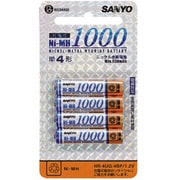 ニッケル水素電池 単4形 4個入 Ni-MH 1000 HR-4UG-4BP-Y