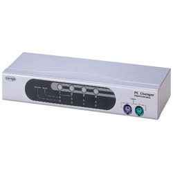 DVI/PS2専用 パソコン自動切替器 4台用 CG-PC4KDMA