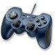 12ボタン USBゲームパッド  ブルーメタリック&ブラック PC GameController GPX-500 GPX-500BL