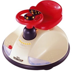 電動乗用玩具 UFO360°(アイボリー)