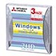 2HDV3SCL [フロッピーディスク 2MB Windowsフォーマット 3枚 シースルーカラー]