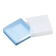 iro@iro カラーCD&DVDファイル カバーケース付き ショートサイズ 24枚収納 ブルー IRS24BL