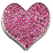 jewel clip pink crystal TUN-IP-000036
