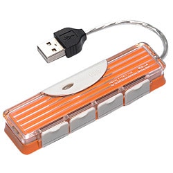USB2.0バスパワー専用HUB 4ポート オレンジ HBH4COG