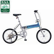 折りたたみ自転車(18型) ウイングスカイブルー ライトウイング B-TW872V