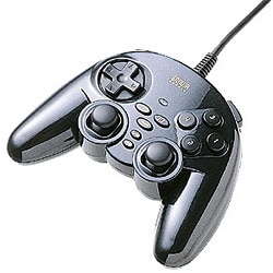 USB 振動・連射機能付 デジタル・アナログ 12ボタン ブラック JY-P61UBK