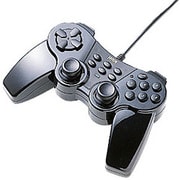 USB 振動・連射機能付 デジタル・アナログ 16ボタン ブラック JY-P62UBK