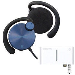 PTM-BHP2BU（ブルー） [Bluetooth対応 iPod用アダプタ付きワイヤレスヘッドホン]