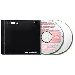 マスター用DVD-R 1-8倍速対応 10枚パック That's DVD-R47XY10P