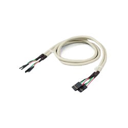USB2.0対応 ケース内配線用USB延長ケーブル 延長用 2本セット 30cm RUSB05