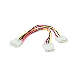 二股電源ケーブル 変換用 15cm RPW01