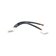 二股電源ケーブル 分岐用 ラウンドタイプ 15cm RPW02R