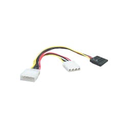 二股電源変換ケーブル 変換用 15cm RPW08