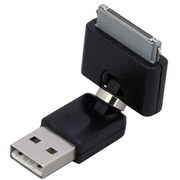 iPod用シンクロ&チャージャー・アダプター USB2.0 IARM-U2BK