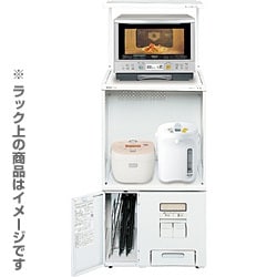 レンジ台(米びつ器付) NE-D22-HM(ミストグレー)