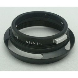 商品画像：Amazon | レンズフード ライカ LEICA M型用 金属製 (12504 / 銀 3