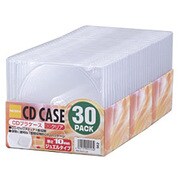 CD/DVDプラケース 1枚収納 30ケース CD-075-30