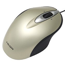 MRレンズ ミニチルトホイールマウス 光学式 USB+PS/2 シャンパンゴールド MUS-CKT38GL