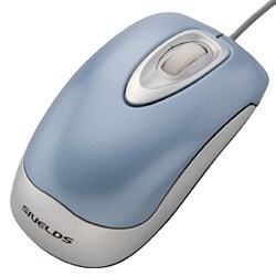 チルトホイールマウス USB 光学式 ミドルサイズ ブルー MUS-UKT33BL