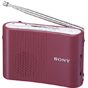 ICF-50V R（レッド） [TV（1-12ch）／FM／AMハンディポータブルラジオ]