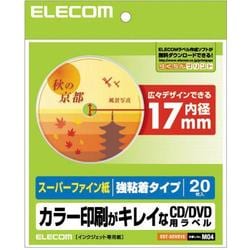 DVDラベル マット調 強粘着内円小タイプ EDT-SDVD1S