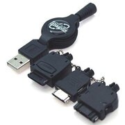 RX-JK507BK USB充電器3コネクター　ブラック