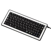 パンタグラフ式USB&PS/2キーボード 日本語・84キー シルバー TK-UP84CPSV