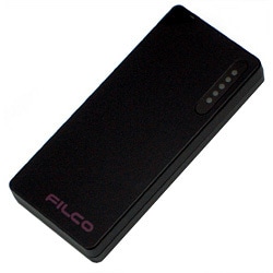 FPS220WZB [PowerBank slim for W-ZERO3 Black FILCO（フィルコ）]