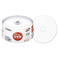録画用DVD-R 120分 1-16倍速 30枚 インクジェットプリンタ対応 DR-120WWY30BN
