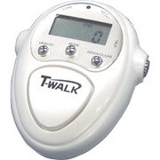 歩数計 WE-01WH(パールホワイト) FMラジオ付き歩数計 T-WALK