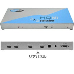 2In 2Out HDMI切替え器 HDMI Switcher 2X2