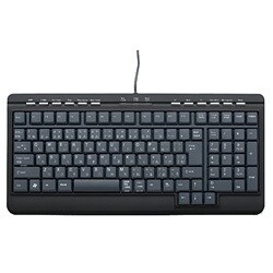 平行(0度＝ゼロディグリー)キーボード 【ZERO DEGREE】 USB＆PS/2 ブラック SUKB104BK