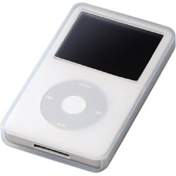 第5世代iPod 60GB用シリコンケース&液晶保護フィルム AVD-SCA5G6CR