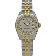 OYSTER PERPETUAL DATEJUST(オイスター パーペチュアル デイトジャスト)ピラミッドローマ 自動巻き レディース 並行輸入品 179173