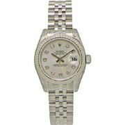 OYSTER PERPETUAL DATEJUST(オイスター パーペチュアル デイトジャスト)シルバー 自動巻き レディース 並行輸入品 179174G
