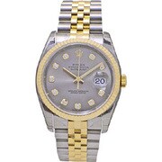 OYSTER PERPETUAL DATEJUST（オイスター パーペチュアル デイトジャスト）グレー ジュビリー 自動巻き メンズ 並行輸入品 116233G