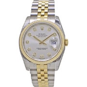 OYSTER PERPETUAL DATEJUST（オイスター パーペチュアル デイトジャスト）シルバー ジュビリー 自動巻き メンズ 並行輸入品 116233G
