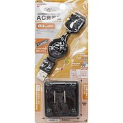 RBJUA03 リールコード付きAC充電器 CDMA BK