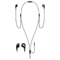 ネックストラップヘッドホン グミホンタイプ HP-NF120-B