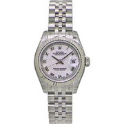 OYSTER PERPETUAL DATEJUST(オイスター パーペチュアル デイトジャスト)ホワイトローマ 自動巻き レディース 並行輸入品 179174