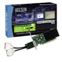NVIDIA製 Quadro NVS 285 128MB DDR2 SDRAM搭載 PCI Express x16接続 ENVS285-128ER16