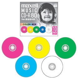 ヨドバシ.com - マクセル Maxell CDRA80MIX.S1P10S [音楽用CD-R 80分 